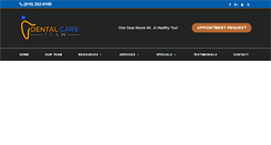 Desktop Screenshot of dentalcareteam.com